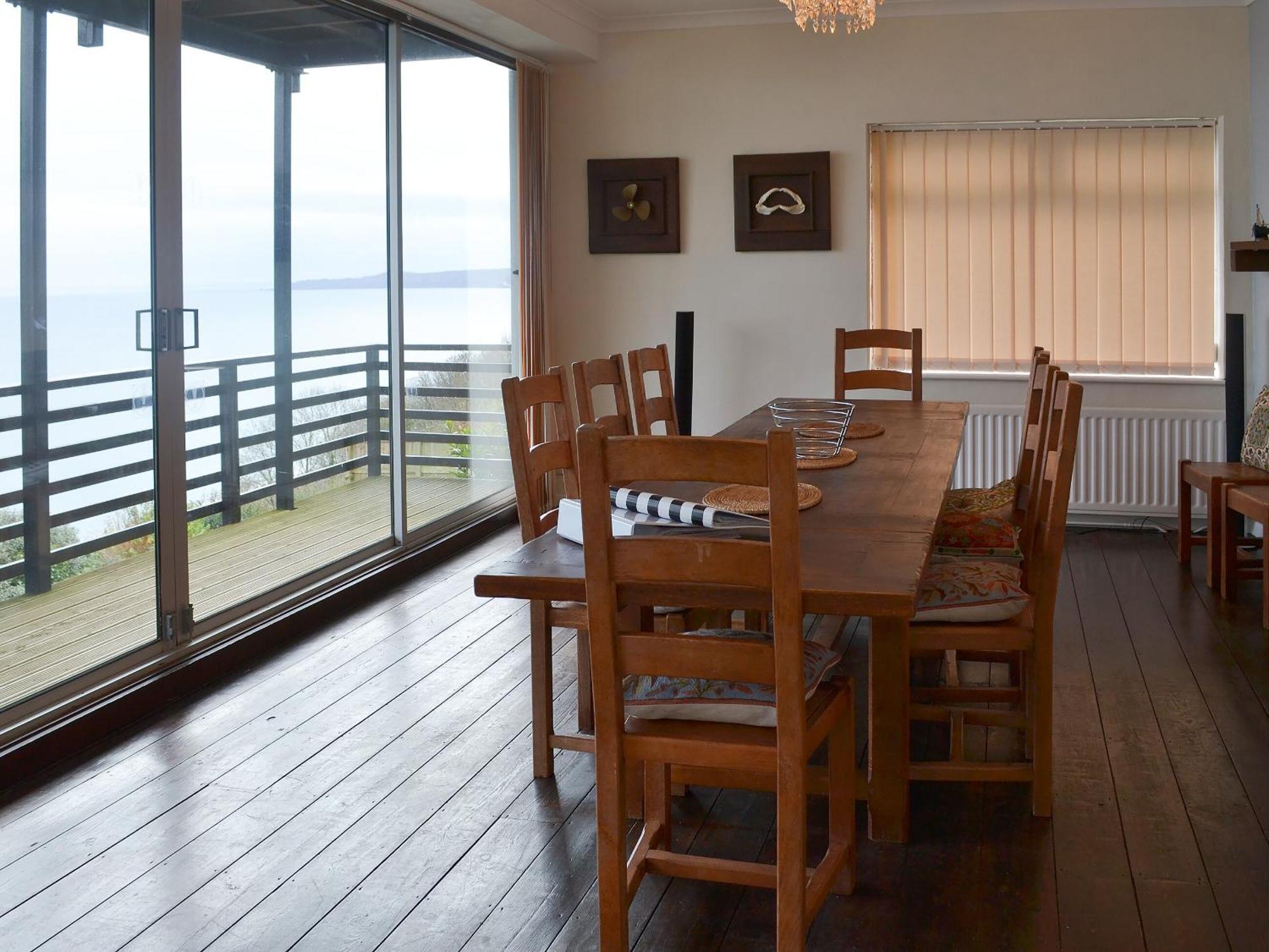 海上悬崖小屋 Strete 外观 照片
