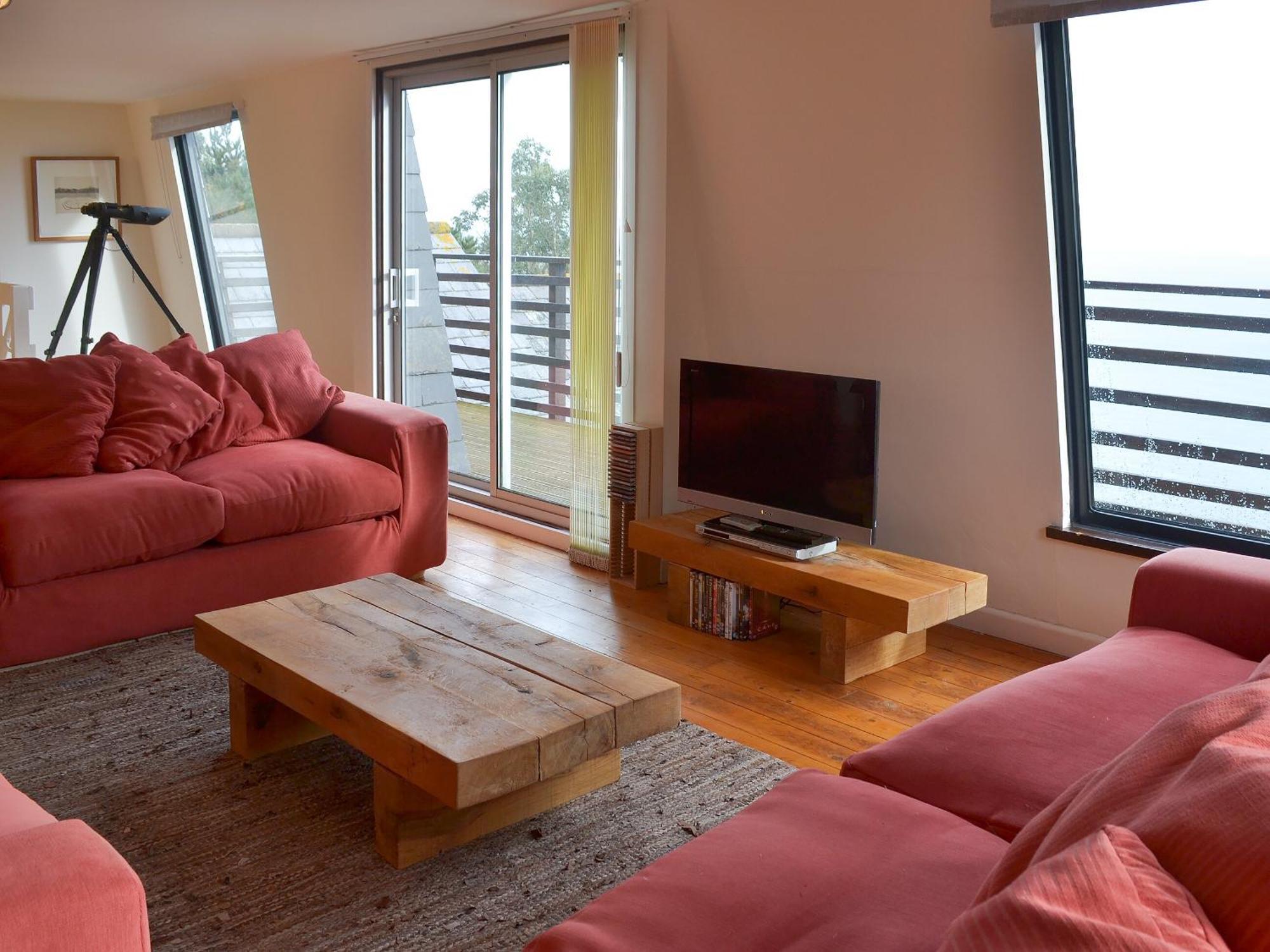 海上悬崖小屋 Strete 外观 照片