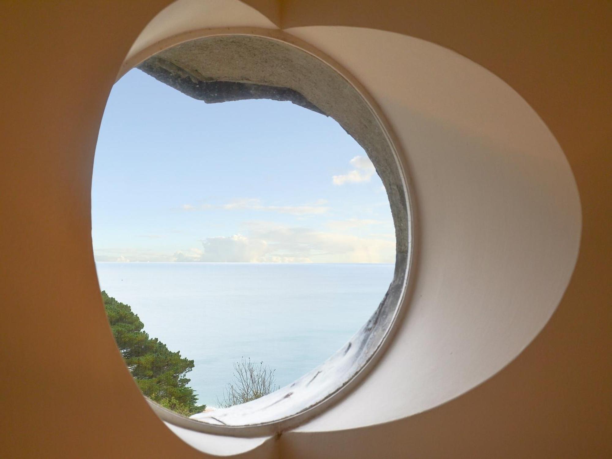 海上悬崖小屋 Strete 外观 照片